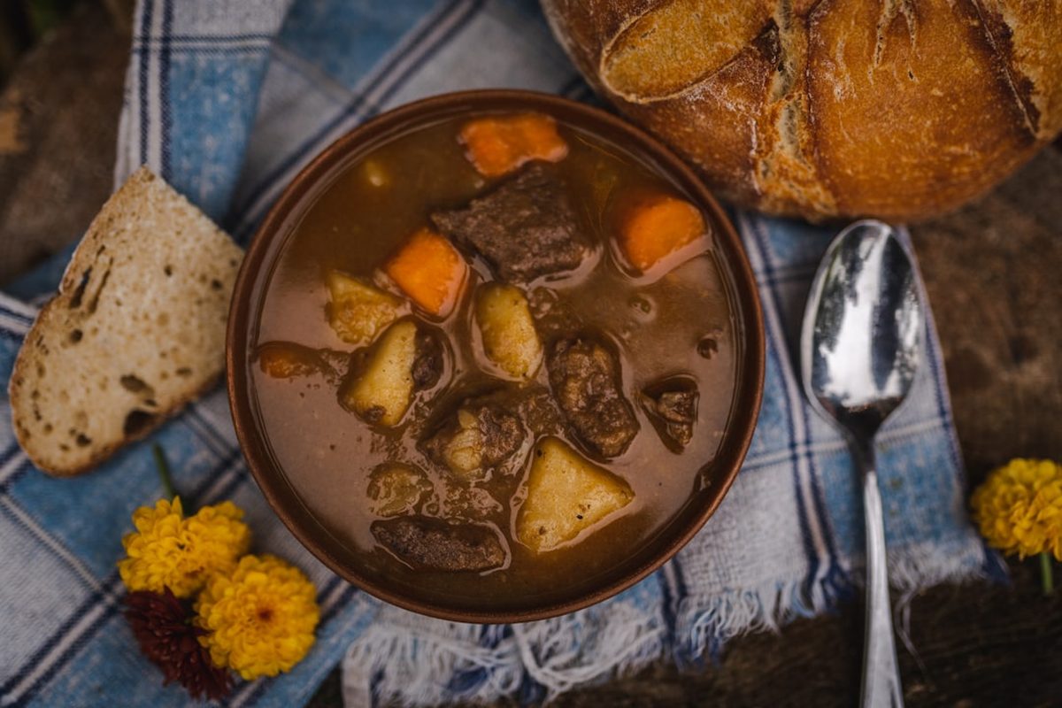 Food photography content for social media